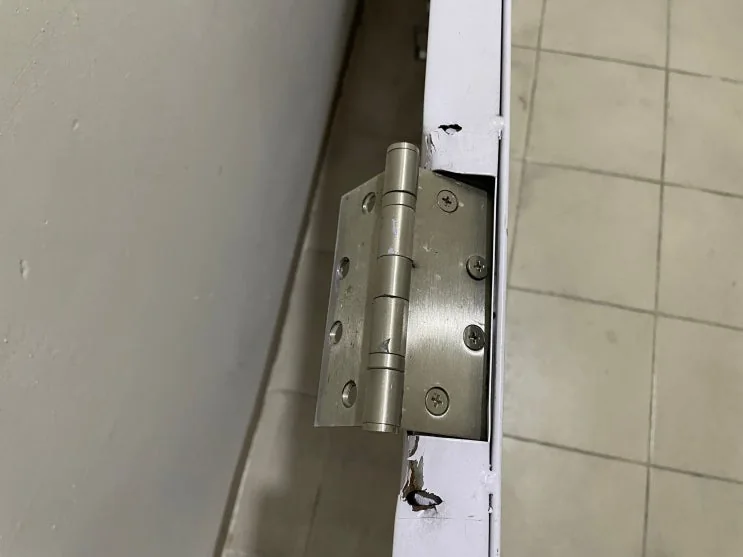 부산 북구 덕천동 덕천동문수리 방화문용접 경첩수리 시공 사진