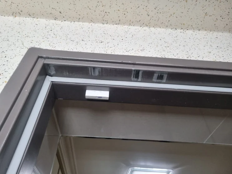 부산 기장군 기장 정관 아파트 방화문짝 끌림 수리 뻑뻑한 현관문 고치기 시공 사진