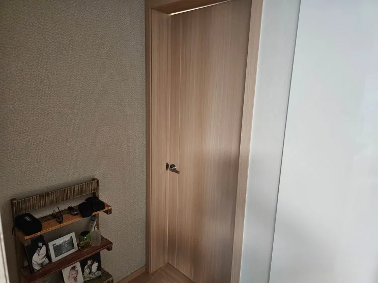 양산 양산 안 닫히는 나무문 방문 목문수리 시공 사진