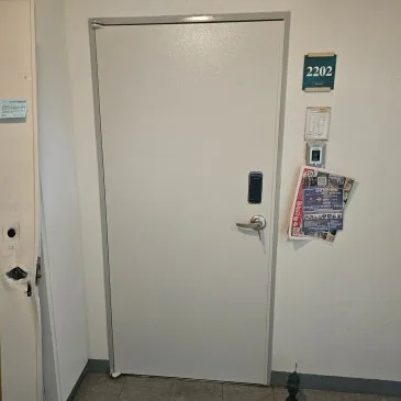 부산 남구 대연동 부산 대연동 아파트 현관문교체 방화문 설치 시공 사진