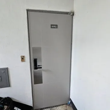 부산 부산진구 개금동 부산 개금동 문교체, 빌라 현관문 무타공 디지털도어락 설치 시공 사진